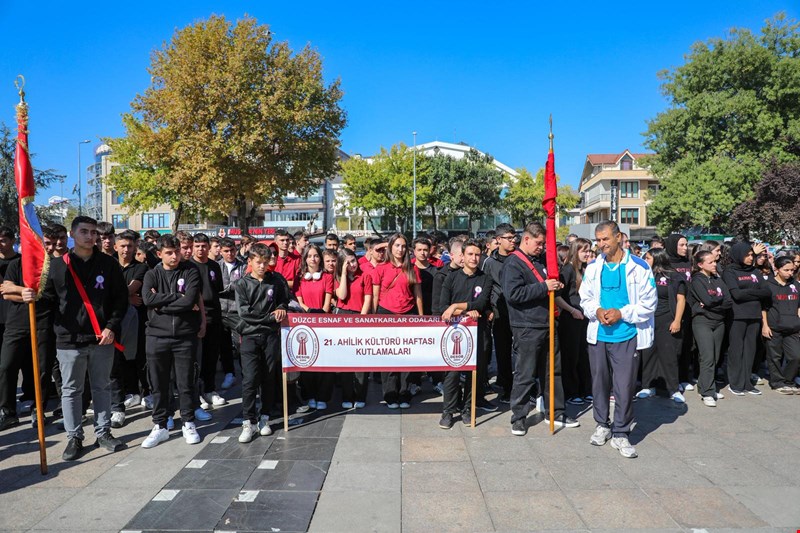 Düzce’de Ahilik Haftası Coşkusu Başladı