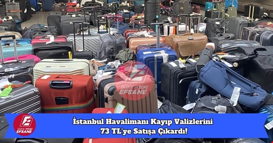 İstanbul Havalimanı Kayıp Valizlerini 73 TL'ye Satışa Çıkardı!