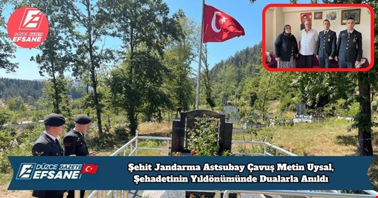 Şehit Jandarma Astsubay Çavuş Metin Uysal, Şehadetinin Yıldönümünde Dualarla Anıldı