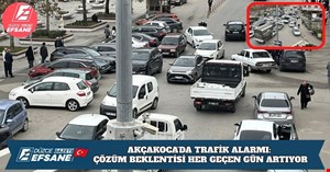 AKÇAKOCA’DA TRAFİK ALARMI: ÇÖZÜM BEKLENTİSİ HER GEÇEN GÜN ARTIYOR