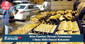 Altın Fiyatları Zirveye Tırmanıyor: 1 Ekim 2025 Güncel Rakamlar