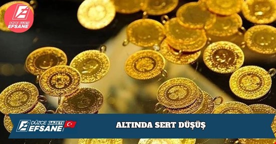 ALTINDA SERT DÜŞÜŞ: SON BEŞ YILIN EN BÜYÜK GÜNLÜK KAYBI YAŞANDI