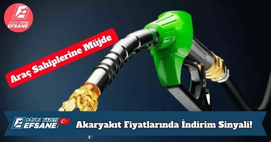 Araç Sahiplerine Müjde: Akaryakıt Fiyatlarında İndirim Sinyali!