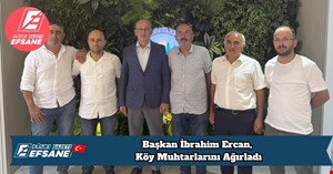 Başkan İbrahim Ercan, Köy Muhtarlarını Ağırladı