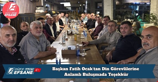 Başkan Fatih Ocak’tan Din Görevlilerine Anlamlı Buluşmada Teşekkür