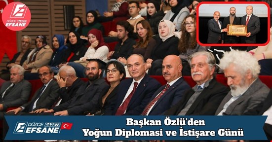 Başkan Özlü’den Yoğun Diplomasi ve İstişare Günü