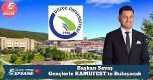 Başkan Savaş Gençlerle KAMUFEST’te Buluşacak
