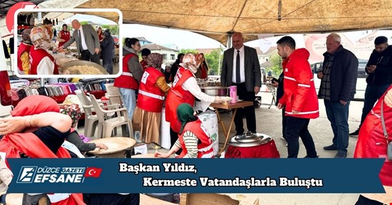 Başkan Yıldız, Kermeste Vatandaşlarla Buluştu