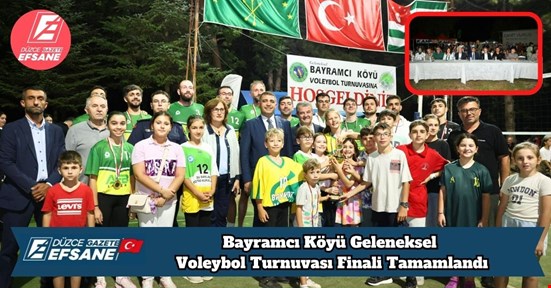 Bayramcı Köyü Geleneksel Voleybol Turnuvası Finali Tamamlandı