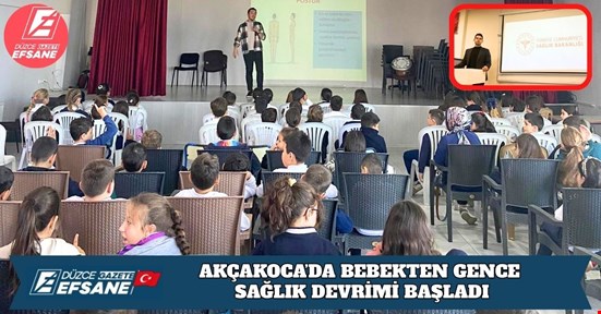 BEBEK, ÇOCUK VE GENÇ AKADEMİSİ’NİN İLK EĞİTİMİ AKÇAKOCA’DA BAŞLADI