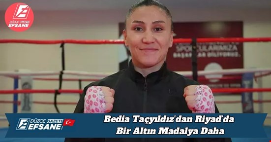 Bedia Taçyıldız’dan Riyad’da Bir Altın Madalya Daha