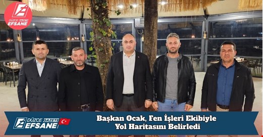 Beyköy’de Hizmet Atağı: Başkan Ocak, Fen İşleri Ekibiyle Yol Haritasını Belirledi