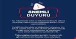 BOĞAZİÇİ BELEDİYESİNDEN ÖNEMLİ DUYURU