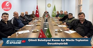 Çilimli Belediyesi Kasım Ayı Meclis Toplantısı Gerçekleştirildi
