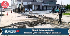 Çilimli Belediyesi’nden Hastane Çevresinde Altyapı Çalışması