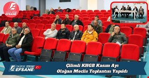 Çilimli KHGB Kasım Ayı Olağan Meclis Toplantısı Yapıldı