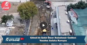 Çilimli’de Şehit Ömer Halisdemir Caddesi Yeniden Asfalta Kavuştu