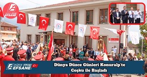 Dünya Düzce Günleri Konuralp’te Coşku ile Başladı