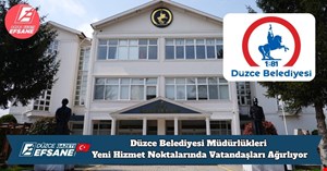 Düzce Belediyesi Müdürlükleri Yeni Hizmet Noktalarında Vatandaşları Ağırlıyor