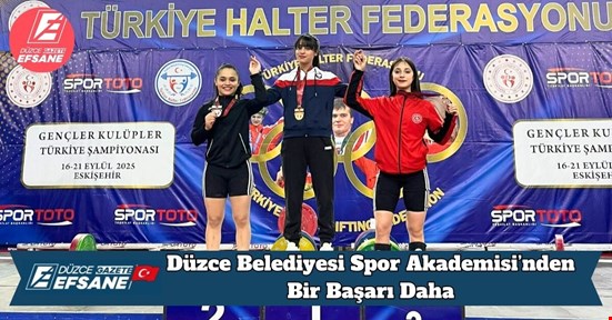 Düzce Belediyesi Spor Akademisi’nden Bir Başarı Daha