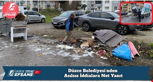 Düzce Belediyesi’nden Asılsız İddialara Net Yanıt