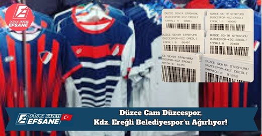 Düzce Cam Düzcespor, Kdz. Ereğli Belediyespor’u Ağırlıyor!