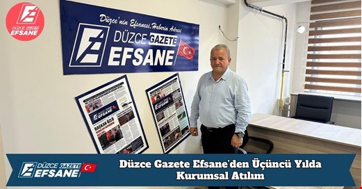 Düzce Gazete Efsane’den Üçüncü Yılda Kurumsal Atılım