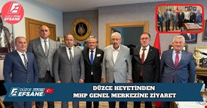 DÜZCE HEYETİNDEN MHP GENEL MERKEZİNE ZİYARET