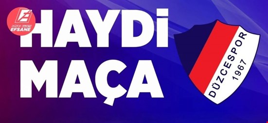 Düzce, Tribünlere!