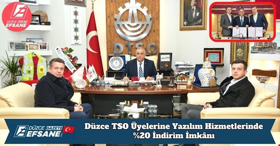 Düzce TSO Üyelerine Yazılım Hizmetlerinde %20 İndirim İmkânı