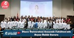 Düzce Üniversitesi Eczacılık Fakültesi’nde Beyaz Önlük Gururu