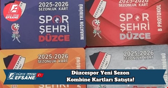 Düzcespor Yeni Sezon Kombine Kartları Satışta!