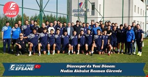 Düzcespor’da Yeni Dönem: Nedim Akbulut Resmen Görevde