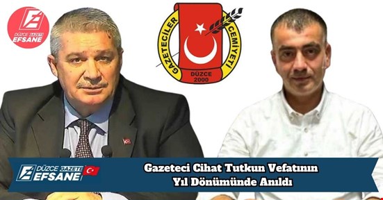 Gazeteci Cihat Tutkun Vefatının Yıl Dönümünde Anıldı