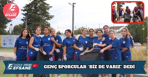 GENÇ SPORCULAR “BİZ DE VARIZ” DEDİ