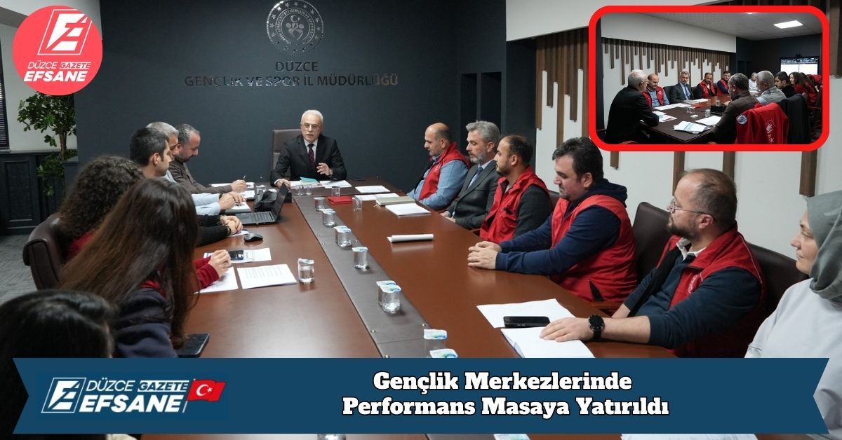 Gençlik Merkezlerinde Performans Masaya Yatırıldı