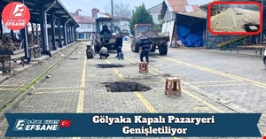 Gölyaka Kapalı Pazaryeri Genişletiliyor
