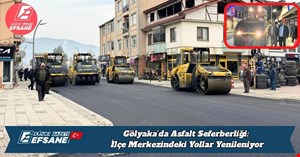 Gölyaka’da Asfalt Seferberliği: İlçe Merkezindeki Yollar Yenileniyor