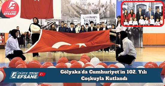 Gölyaka’da Cumhuriyet’in 102. Yılı Coşkuyla Kutlandı