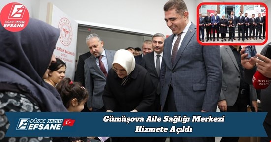 Gümüşova Aile Sağlığı Merkezi Hizmete Açıldı