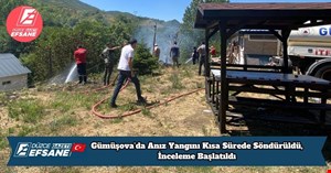 Gümüşova’da Anız Yangını Kısa Sürede Söndürüldü, İnceleme Başlatıldı