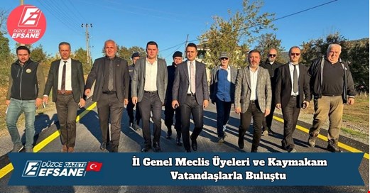 Gümüşova’da Köy Ziyaretleri: İl Genel Meclis Üyeleri ve Kaymakam Vatandaşlarla Buluştu