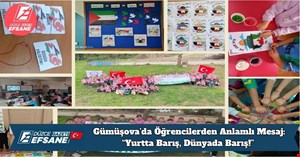 Gümüşova’da Öğrencilerden Anlamlı Mesaj: “Yurtta Barış, Dünyada Barış!”