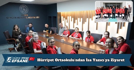 Hürriyet Ortaokulu’ndan İsa Yazıcı’ya Ziyaret