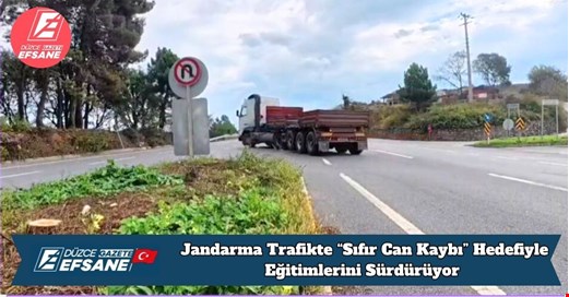 Jandarma Trafikte “Sıfır Can Kaybı” Hedefiyle Eğitimlerini Sürdürüyor