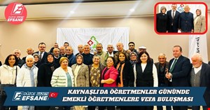 KAYNAŞLI’DA ÖĞRETMENLER GÜNÜNDE EMEKLİ ÖĞRETMENLERE VEFA BULUŞMASI