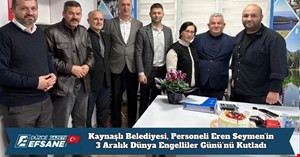 Kaynaşlı Belediyesi, Personeli Eren Seymen’in 3 Aralık Dünya Engelliler Günü’nü Kutladı
