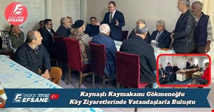 Kaynaşlı Kaymakamı Gökmenoğlu Köy Ziyaretlerinde Vatandaşlarla Buluştu