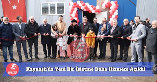 Kaynaşlı’da Yeni Bir İşletme Daha Hizmete Açıldı!
