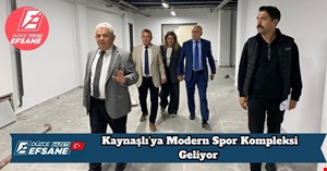 Kaynaşlı’ya Modern Spor Kompleksi Geliyor